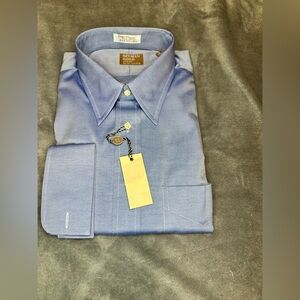 Classic Blue Dress Shirt